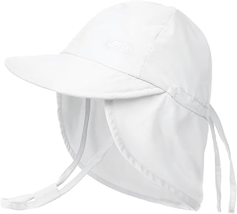 Trailhex Baby Sun Hat with Neck Flap UPF 50+ Adjustable Baby Boys Girls Summer Beach Hat for Traveling Swim Hat